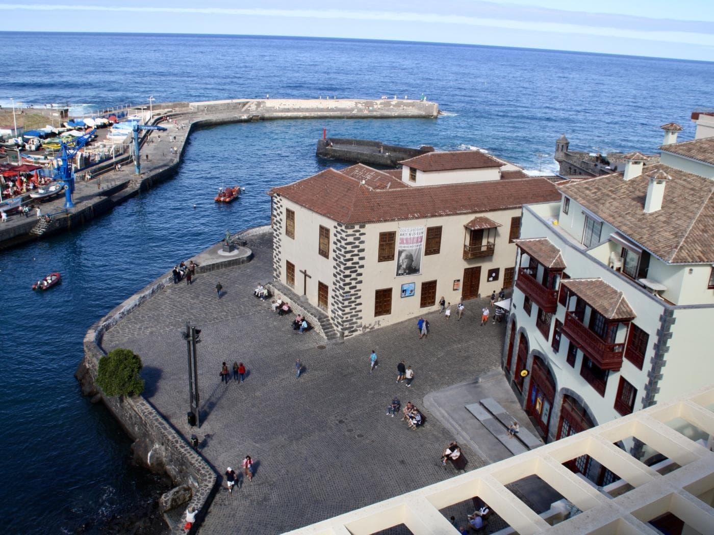 Casco histórico de Puerto de la Cruz junto al muelle